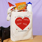 I Share My Heart Personalized Canvas Tote Bag